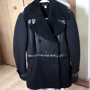 Burberry Brit lamb shearling coat
